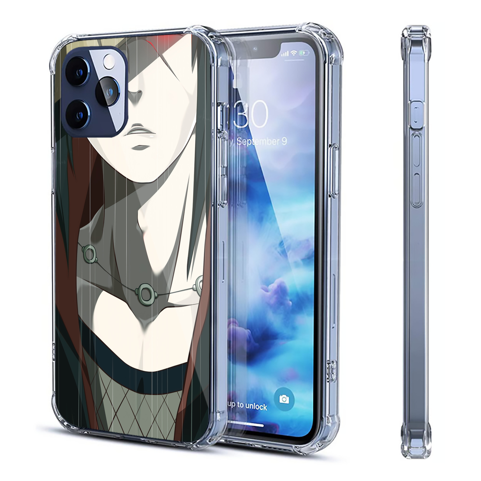 （画像用） NARUTO -ナルト- NARUTO -ナルト- 疾風伝 【iPhone 12シリーズ対応】透明スマホケース（クリアソフトケース）